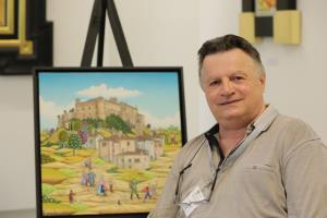 GLST, zakljucek tabora, G Zoppi ob svojem delu, foto Alenka Strazisar Lamovsek (2)